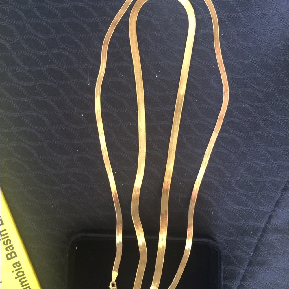 Gold plated necklaces